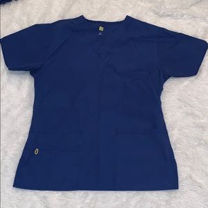 Wonder wink Scrub set galaxy blue